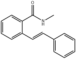 Benzamide, N-methyl-2-(2-phenylethenyl)-, (E)- (9CI) 结构式