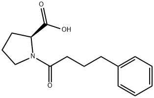 L-Proline, 1-(1-oxo-4-phenylbutyl)- 结构式