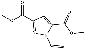 Dimethyl 1-vinyl-1H-pyrazole-3,5-dicarboxylate 结构式