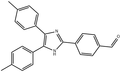 Benzaldehyde, 4-[4,5-bis(4-methylphenyl)-1H-imidazol-2-yl]- 结构式