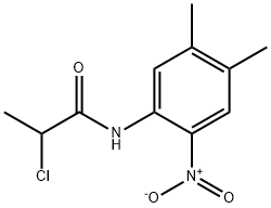 Propanamide, 2-chloro-N-(4,5-dimethyl-2-nitrophenyl)- 结构式