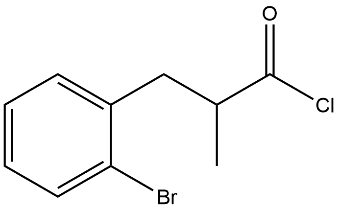 Benzenepropanoyl chloride, 2-bromo-α-methyl- 结构式