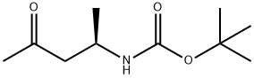 (R)-(4-氧代戊-2-基)氨基甲酸叔丁酯 结构式