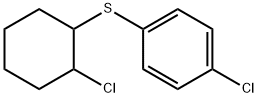 Benzene, 1-chloro-4-[(2-chlorocyclohexyl)thio]- 结构式