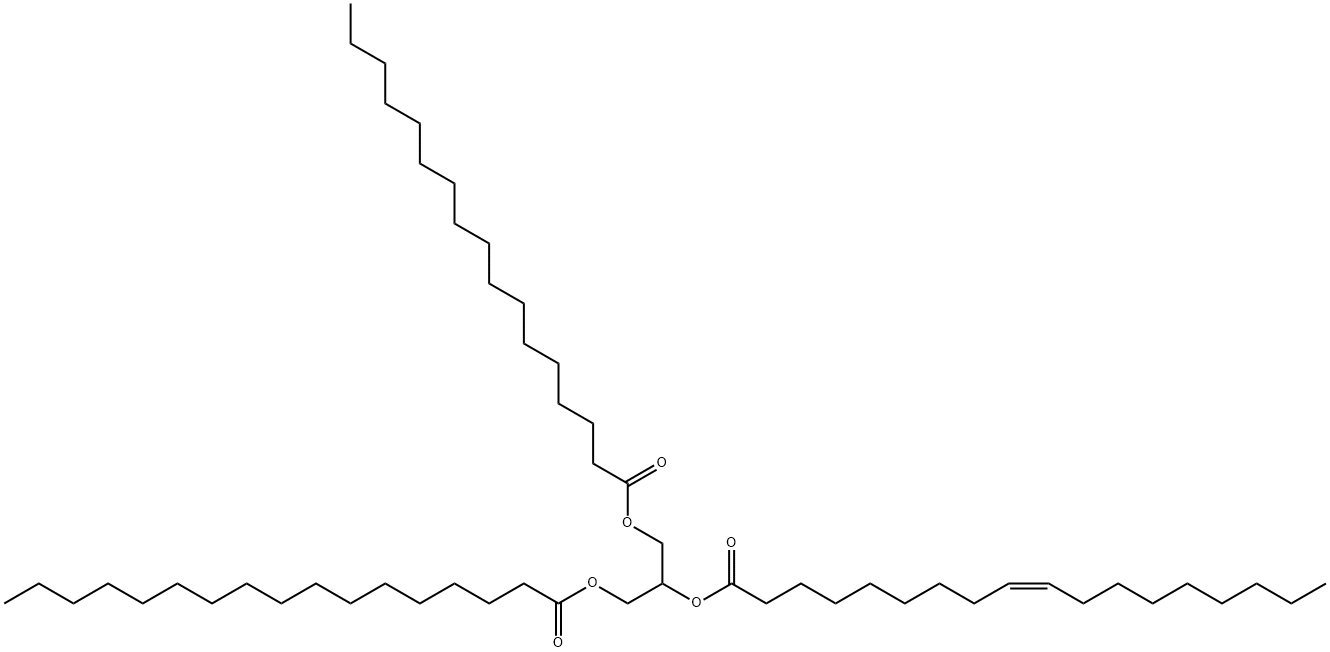 1,3-Diheptadecanoyl-2-Oleoyl-rac-glycerol 结构式