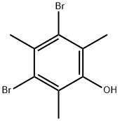 3,5-二溴-2,4,6-三甲基苯酚 结构式