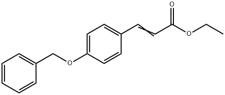 3-[4-(苯甲氧基)苯基]-2-丙烯酸乙酯 结构式