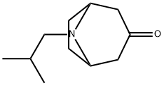 8-?Azabicyclo[3.2.1]?octan-?3-?one, 8-?(2-?methylpropyl)?- 结构式
