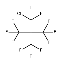 Propane, 1-chloro-1,1,3,3,3-pentafluoro-2,2-bis(trifluoromethyl)- 结构式