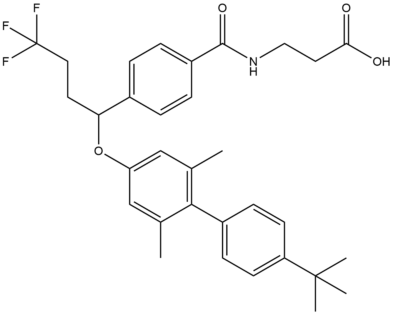 化合物 (+/-)- ADOMEGLIVANT 结构式