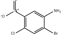 2-溴-4-氯-5-硝基苯胺 结构式