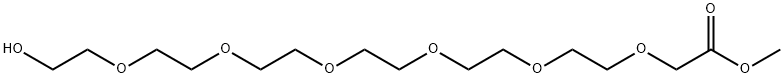 OH-PEG6-CH2-COOMe 结构式