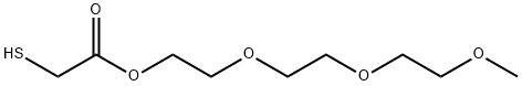 2-(2-(2-methoxyethoxy)ethoxy)ethyl 2-mercaptoacetate 结构式
