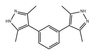 1H-PYRAZOLE, 4,4'-(1,3-PHENYLENE)BIS[3,5-DIMETHYL- 结构式