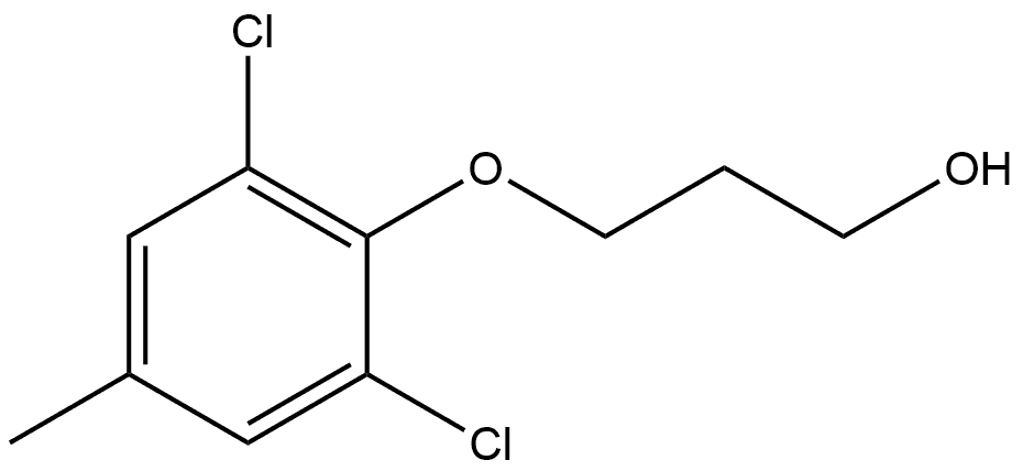 3-(2,6-Dichloro-4-methylphenoxy)-1-propanol 结构式