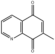 7-Methylquinoline-5,8-dione 结构式