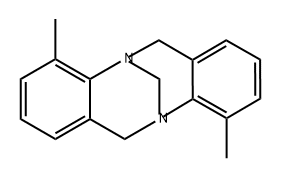 6H,12H-5,11-METHANODIBENZO[B,F][1,5]DIAZOCINE, 4,10-DIMETHYL- 结构式