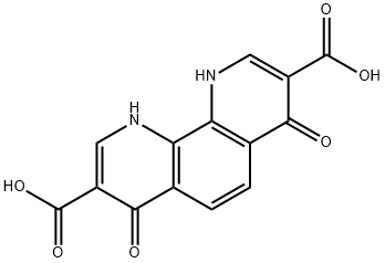 1,10-Phenanthroline-3,8-dicarboxylic acid, 1,4,7,10-tetrahydro-4,7-dioxo- 结构式