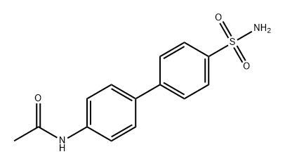 Acetamide, N-[4'-(aminosulfonyl)[1,1'-biphenyl]-4-yl]- 结构式