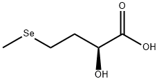 Butanoic acid, 2-hydroxy-4-(methylseleno)-, (2S)- 结构式