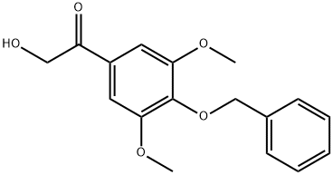 Ethanone, 1-[3,5-dimethoxy-4-(phenylmethoxy)phenyl]-2-hydroxy- 结构式