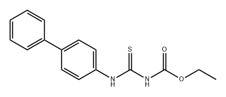 Carbamic acid, [([1,1'-biphenyl]-4-ylamino)thioxomethyl]-, ethyl ester (9CI) 结构式