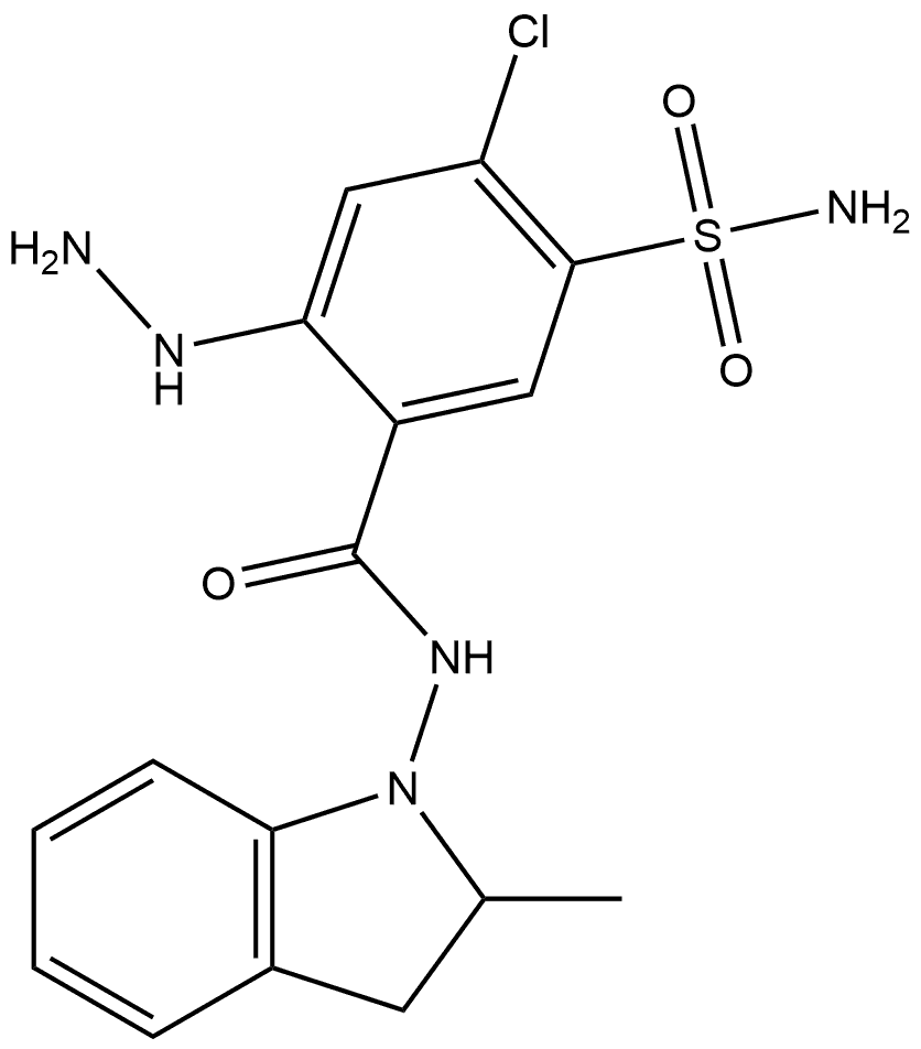 吲达帕胺杂质44 结构式