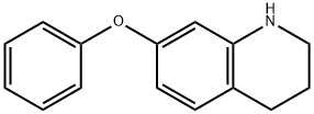 7-Phenoxy-1,2,3,4-tetrahydroquinoline 结构式