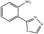 2-(1,3,4-噻二唑-2-基)苯胺 结构式