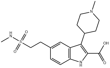 Naratriptan 2-Carboxylic Acid 结构式