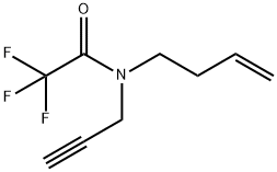 Acetamide, N-3-buten-1-yl-2,2,2-trifluoro-N-2-propyn-1-yl- 结构式