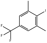 2-碘-1,3-二甲基-5-(三氟甲基)苯 结构式