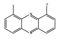 Phenazine, 1-fluoro-9-methyl- 结构式