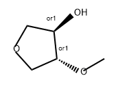 REL-(3R,4R)-四氢-4-甲氧基-3-糠醛 结构式
