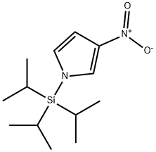 1H-Pyrrole, 3-nitro-1-[tris(1-methylethyl)silyl]- 结构式