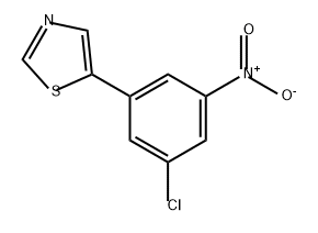 Thiazole, 5-(3-chloro-5-nitrophenyl)- 结构式