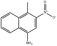 1-Naphthalenamine, 4-methyl-3-nitro- 结构式