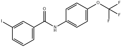 3-Iodo-N-(4-(trifluoromethoxy)phenyl)benzamide 结构式