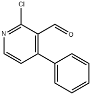 2-Chloro-4-phenylnicotinaldehyde 结构式