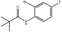 Propanamide, N-(2-bromo-4-fluorophenyl)-2,2-dimethyl- 结构式