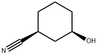 Cyclohexanecarbonitrile, 3-hydroxy-, (1S-cis)- (9CI) 结构式