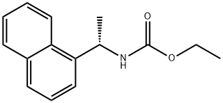 Carbamic acid, [1-(1-naphthalenyl)ethyl]-, ethyl ester, (S)- (9CI) 结构式