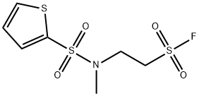 2-(N-甲基噻吩-2-磺酰氨基)乙烷-1-磺酰氟 结构式