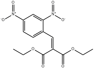 Propanedioic acid, 2-[(2,4-dinitrophenyl)methylene]-, 1,3-diethyl ester 结构式