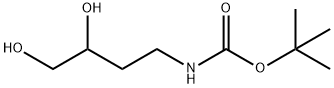 tert-butyl N-(3,4-dihydroxybutyl)carbamate 结构式