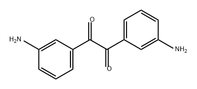 1,2-双(3-氨基苯基)乙烷-1,2-二酮 结构式
