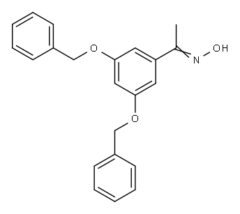 Ethanone, 1-[3,5-bis(phenylmethoxy)phenyl]-, oxime 结构式