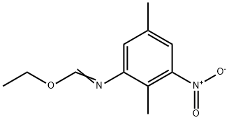 Methanimidic acid, N-(2,5-dimethyl-3-nitrophenyl)-, ethyl ester 结构式