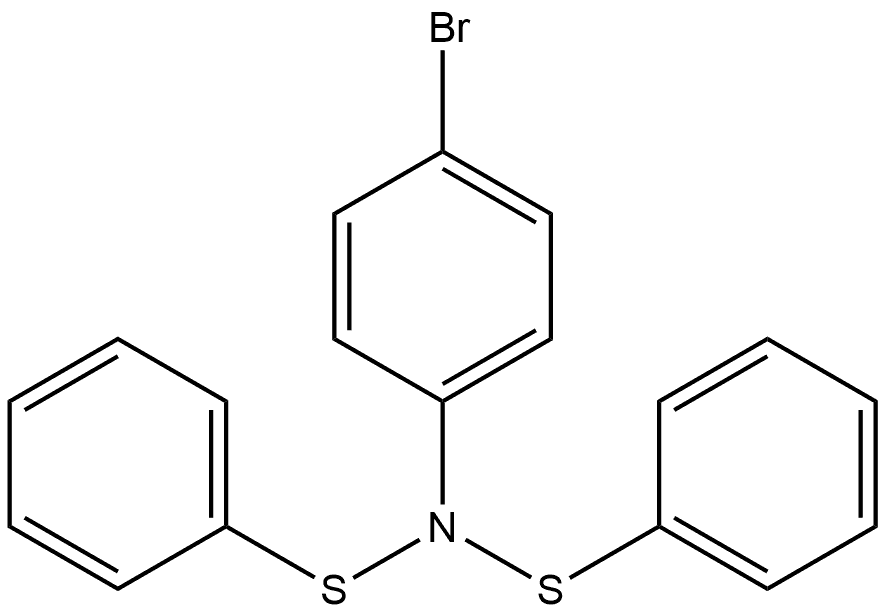 Benzenesulfenamide, N-(4-bromophenyl)-N-(phenylthio)- 结构式