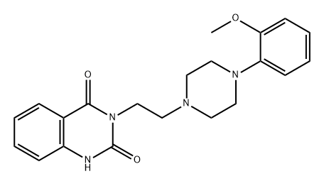 2,4(1H,3H)-Quinazolinedione, 3-[2-[4-(2-methoxyphenyl)-1-piperazinyl]ethyl]-